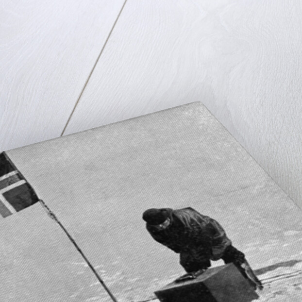 Roald Engelbrecht Gravning Amundsen, Norwegian explorer, at the South Pole, 1911 by Unknown