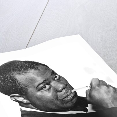 Louis 'Satchmo' Armstrong, American jazz trumpeter and singer by Unknown