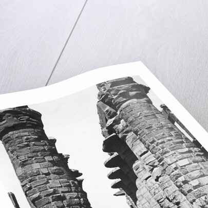Central alley of the great temple at Karnak, Egypt, 1878 by Unknown