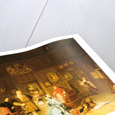 Henry VIII and Anne Boleyn Observed by Queen Catherine, 1870 by Marcus Stone