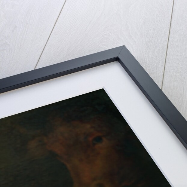 St Luke the Evangelist writing his Gospel watched by his symbol, an ox, 17th century by Unknown