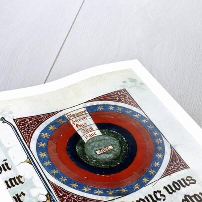Earth surrounded by Water, Air, Fire, the planets and stars, 13th century by Unknown