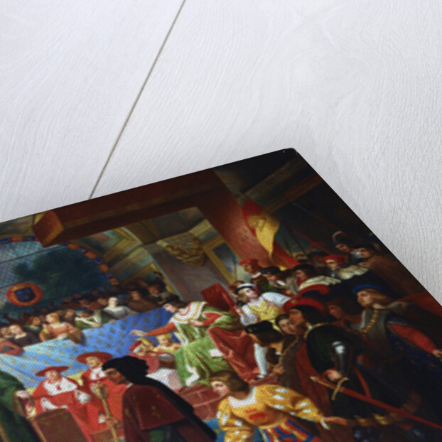 Louis XII proclaimed Father of the People at the States General of Tours, 1506, c1819-c1861 by Jean Louis Bezard