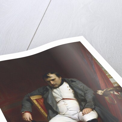 Napoleon at Fontainebleau During the First Abdication - April 1814 by Paul Delaroche