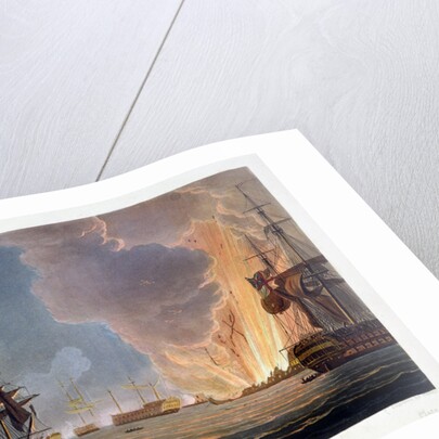 The Battle of the Nile, 1st August 1798 by Bailey