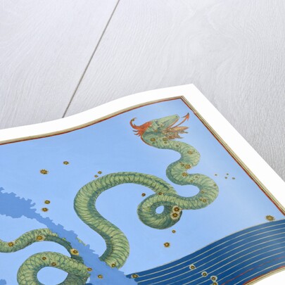 Constellation of Serpens, 1603 by Johann Bayer