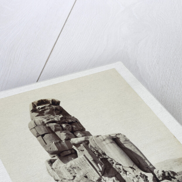 The Vocal Memnon, Thebes, Egypt, 1862 by Francis Bedford