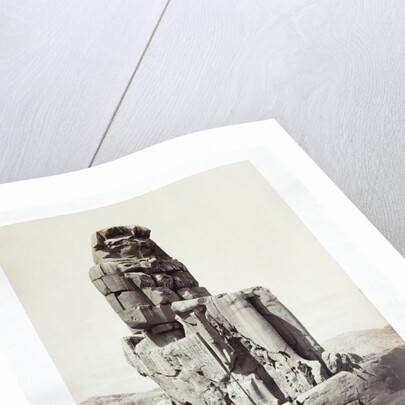 The Vocal Memnon, Thebes, Egypt, 1862 by Francis Bedford