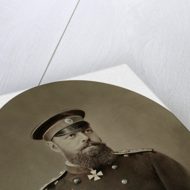 Portrait of Tsar Alexander III of Russia, early 1890s by Charles Bergamasco