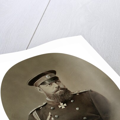 Portrait of Tsar Alexander III of Russia, early 1890s by Charles Bergamasco