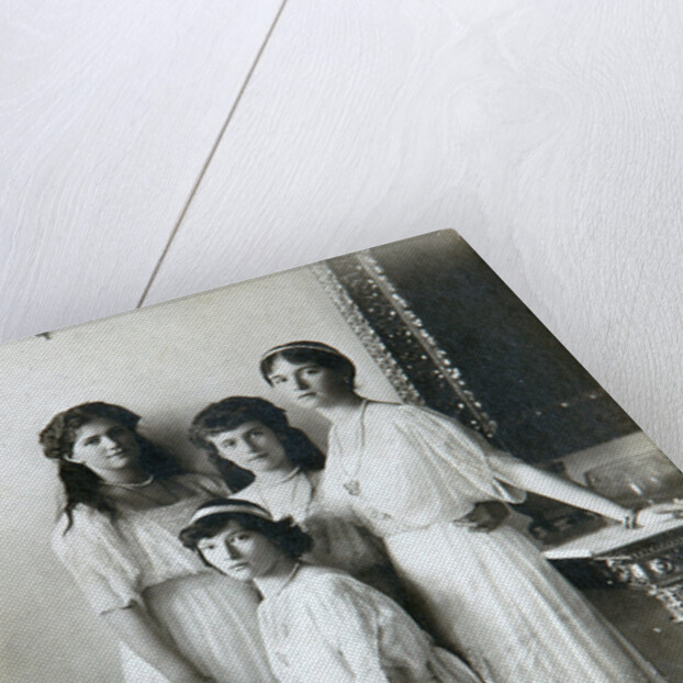 The four daughters of Tsar Nicholas II of Russia, 1910s by K von Hahn