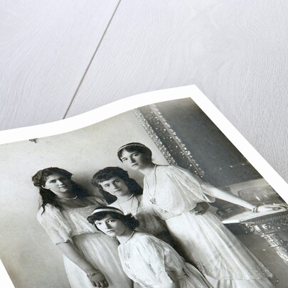 The four daughters of Tsar Nicholas II of Russia, 1910s by K von Hahn