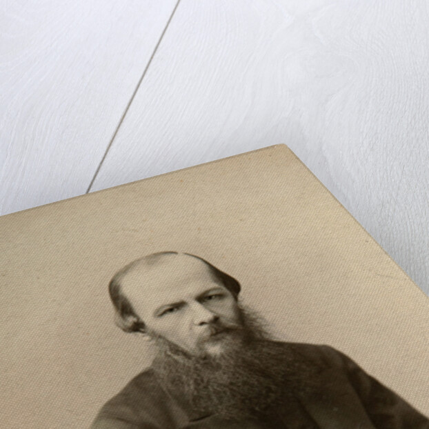 Fyodor Dostoevsky, Russian novelist, c1860-c1881 by Lauffert