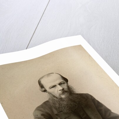 Fyodor Dostoevsky, Russian novelist, c1860-c1881 by Lauffert