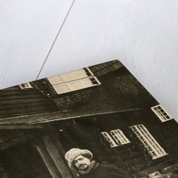 Russian author Leonid Andreyev at his house in Vammelsuu (Serovo), early 20th century by Karl Karlovich Bulla