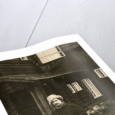 Russian author Leonid Andreyev at his house in Vammelsuu (Serovo), early 20th century by Karl Karlovich Bulla