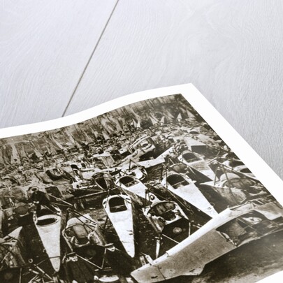 German war materiel destroyed under the terms of the Armistice by Unknown