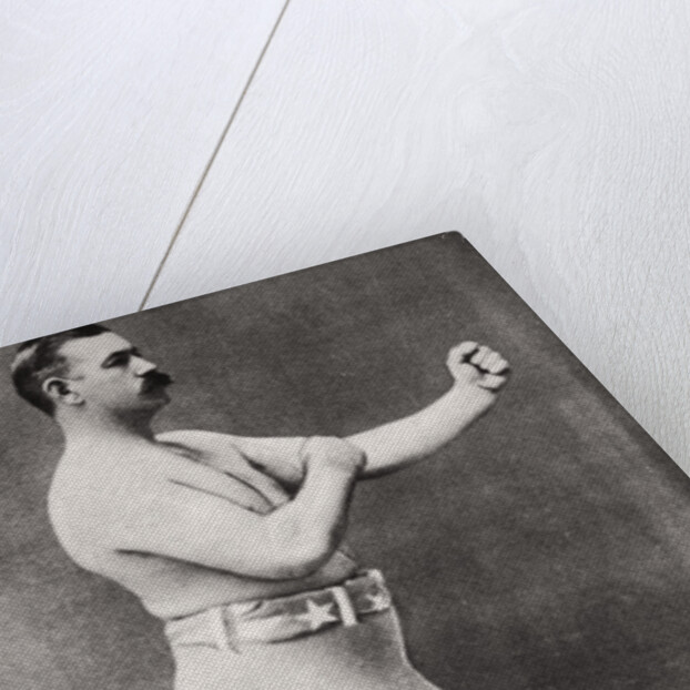 John L Sullivan, American boxer, c1898 by Unknown