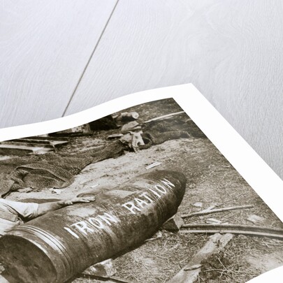 A huge shell, weighing 1400lb, Somme campaign, France, World War I, 1916 by Unknown
