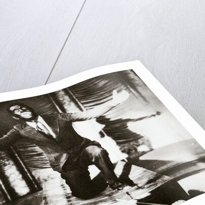 Al Jolson, American singer, in the final scene from the film The Jazz Singer, 1927 by Unknown