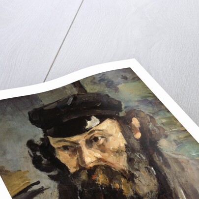 Self-portrait with a Casquette, 1872-1873. by Paul Cezanne