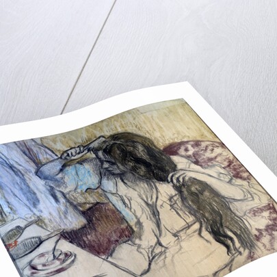 Woman at her Toilette by Edgar Degas