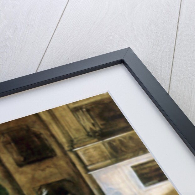 Ballet Rehearsal on Stage by Edgar Degas