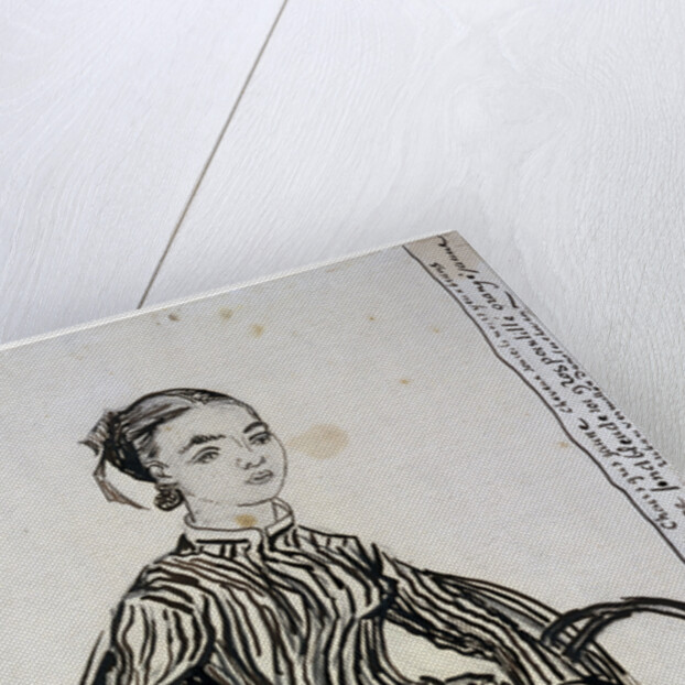 Portrait of a young Lady (La Mousmé), 1888. by Vincent van Gogh