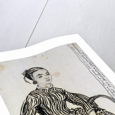 Portrait of a young Lady (La Mousmé), 1888. by Vincent van Gogh