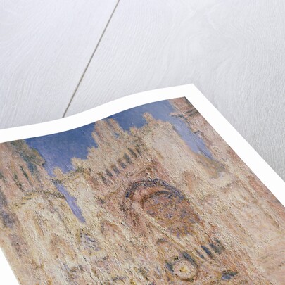 Rouen Cathedral at Sunset by Claude Monet