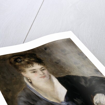 Lady in Black, 1876. by Pierre-Auguste Renoir
