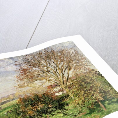 Autumn morning at Èragny by Camille Pissarro