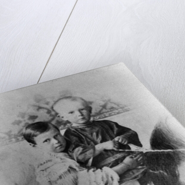 Grand Duchess Maria Alexandrovna and Grand Duke Sergei Alexandrovich of Russia, c1860-c1862 by Unknown