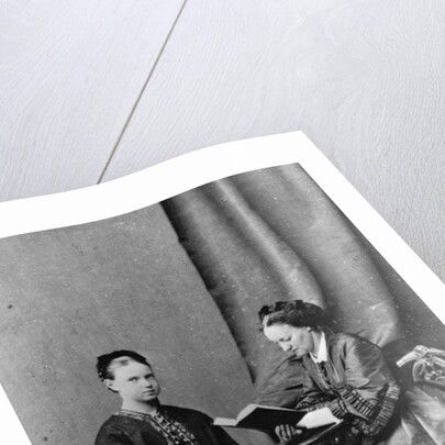 Grand Duchess Maria Alexandrovna of Russia with Anna Tyutcheva, 1864 by Unknown