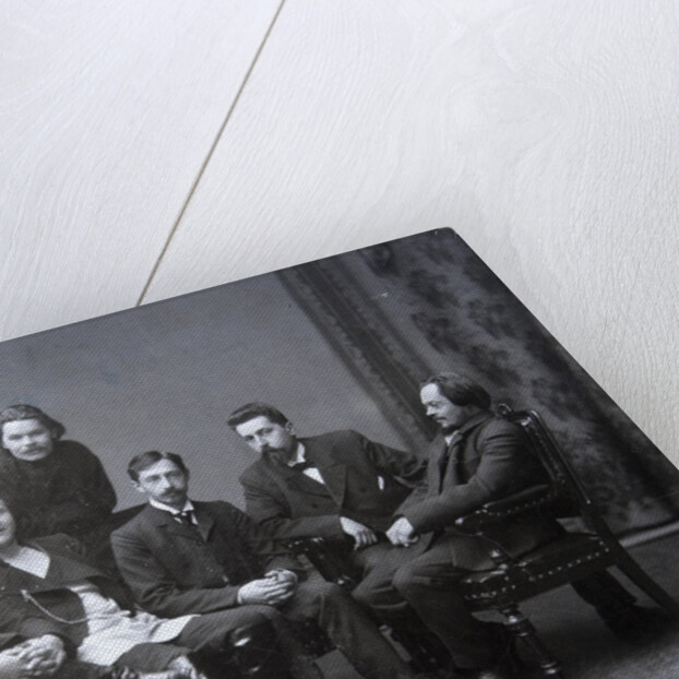 Russian author Maxim Gorky in the Sreda (Wednesday) literature group, 1902 by Unknown