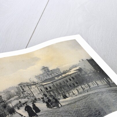 View of Znamenka Street in winter, Moscow, Russia, early 20th century by Unknown