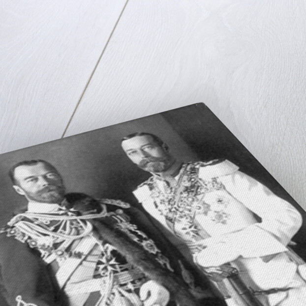 Tsar Nicholas II of Russia and George V of the United Kingdom, 1913 by Anonymous