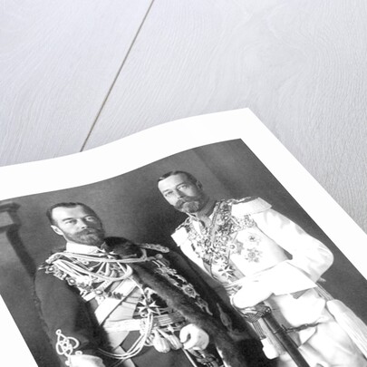 Tsar Nicholas II of Russia and George V of the United Kingdom, 1913 by Anonymous