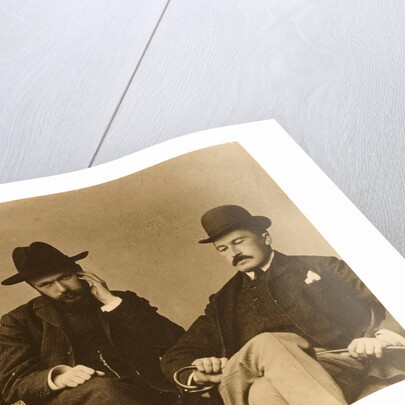 Konstantin Balmont, Sergei Poliakov and Modest Durnov, Russian poets, 1904 by Unknown