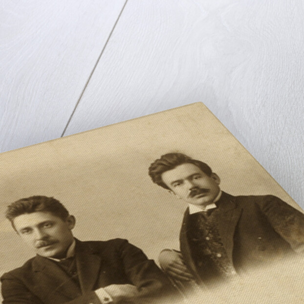 Georgy Chulkov, Vasili Milioti and Genrich Tasteven, Russian writers, 1900s by Unknown