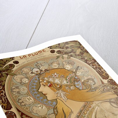 Zodiacal calendar by Alphonse Mucha