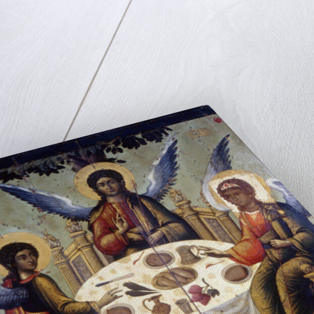 The Hospitality of Abraham, (The Old Testament Trinity), 1700. by Tichon Filatyev