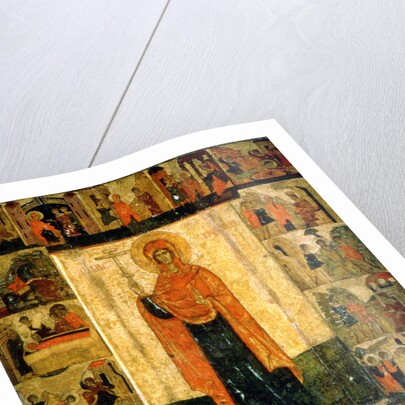 Saint Paraskeva Pyatnitsa with Scenes from Her Life, 15th century by Unknown