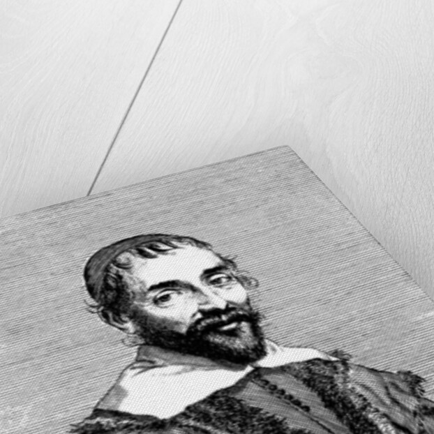 Pierre Gassendi, French philosopher, scientist, astronomer, and mathematician, 17th century. by Claude Mellan