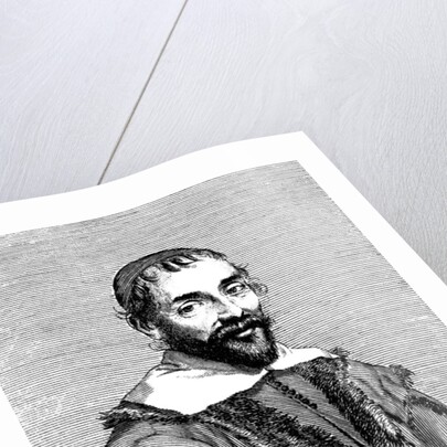 Pierre Gassendi, French philosopher, scientist, astronomer, and mathematician, 17th century. by Claude Mellan