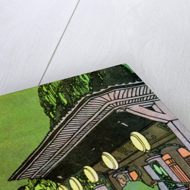 At a filling station by Leslie Carr