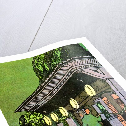 At a filling station by Leslie Carr