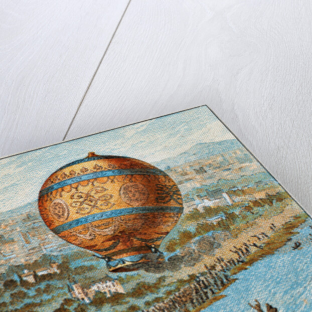 First aerial voyage of Pilâtre de Rozier and dArlandes, Paris, France, 1783 (1890s). by Anonymous