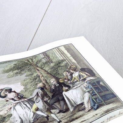 Il Ballo (The Dance), 1790. by Giuseppe Piattoli