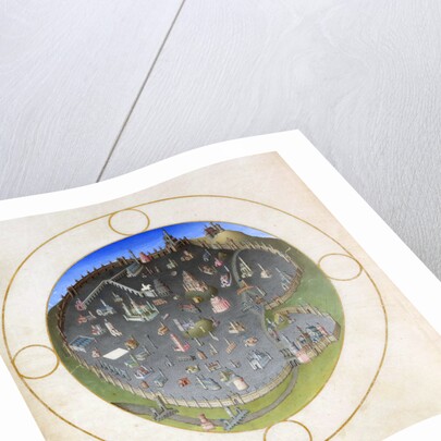 A plan of Rome by Hermann Limbourg